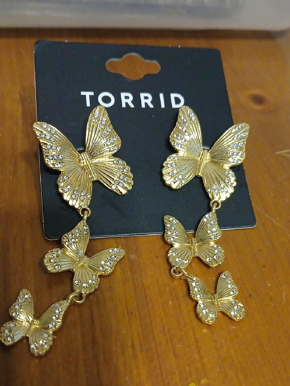 Torrid Butterfly Linear Earring